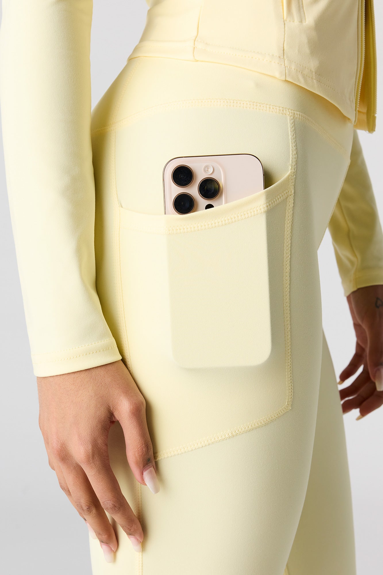 Active High Density Side Pocket Legging