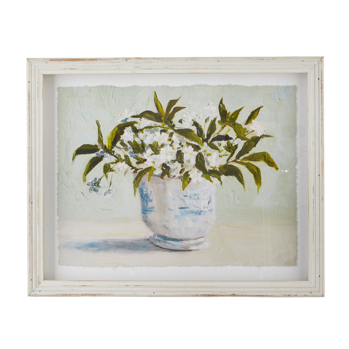 18" Cherry Blossoms Shadowbox Framed Print