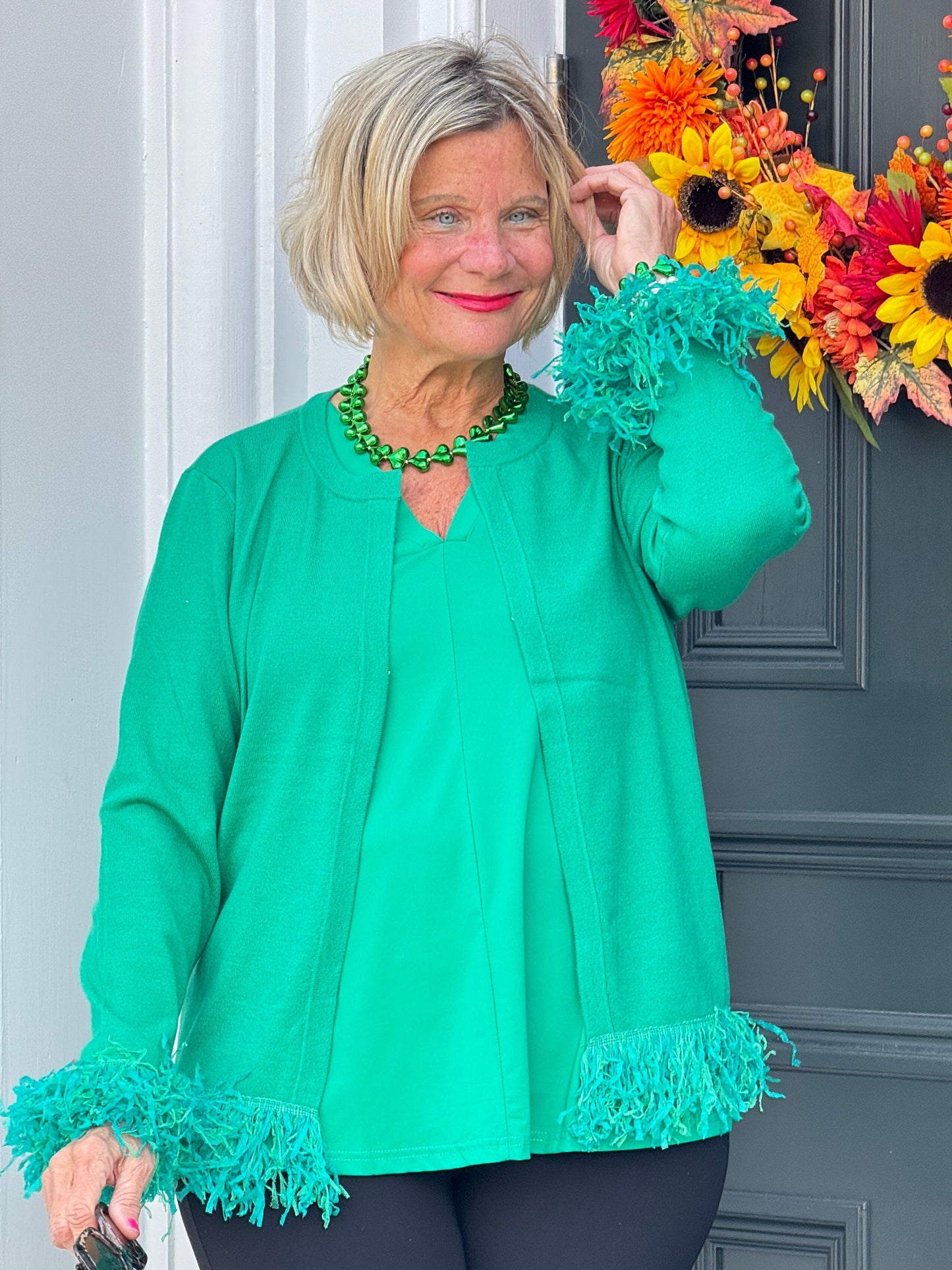 EMERALD HEARTS NECKLACE
