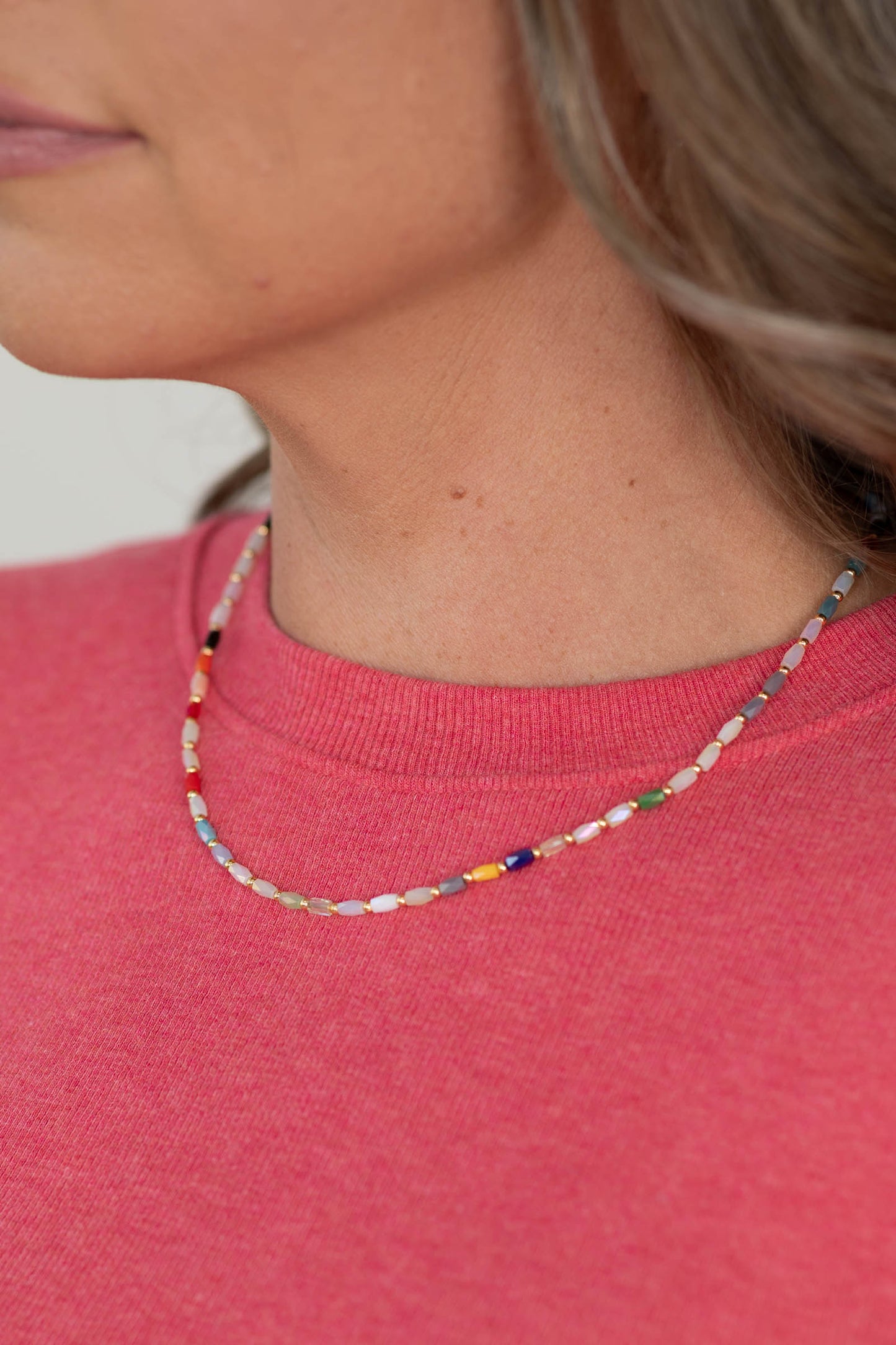 Coastal Bloom Beads Necklace