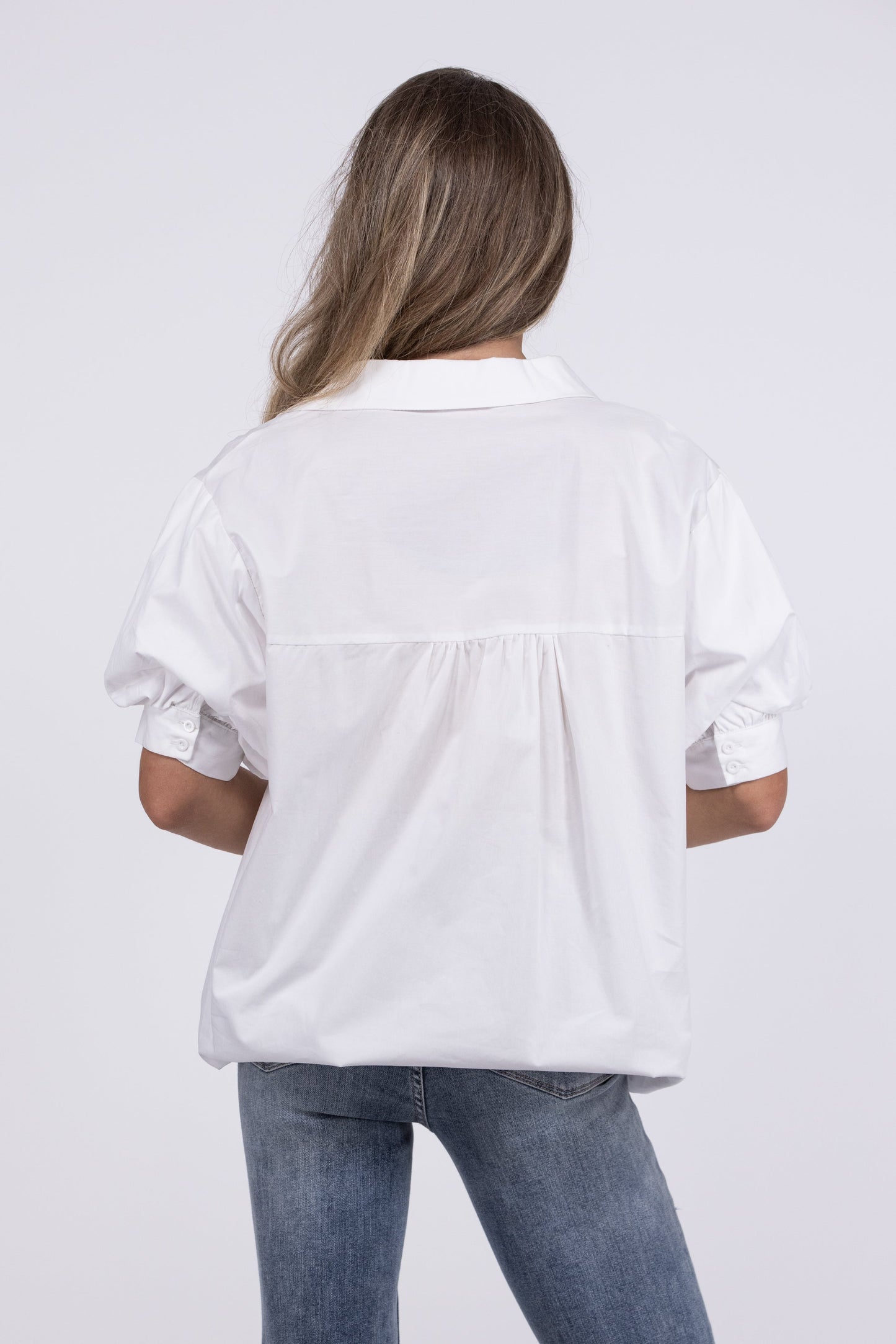 Sticking Around Women's Button Down Short Sleeve Top