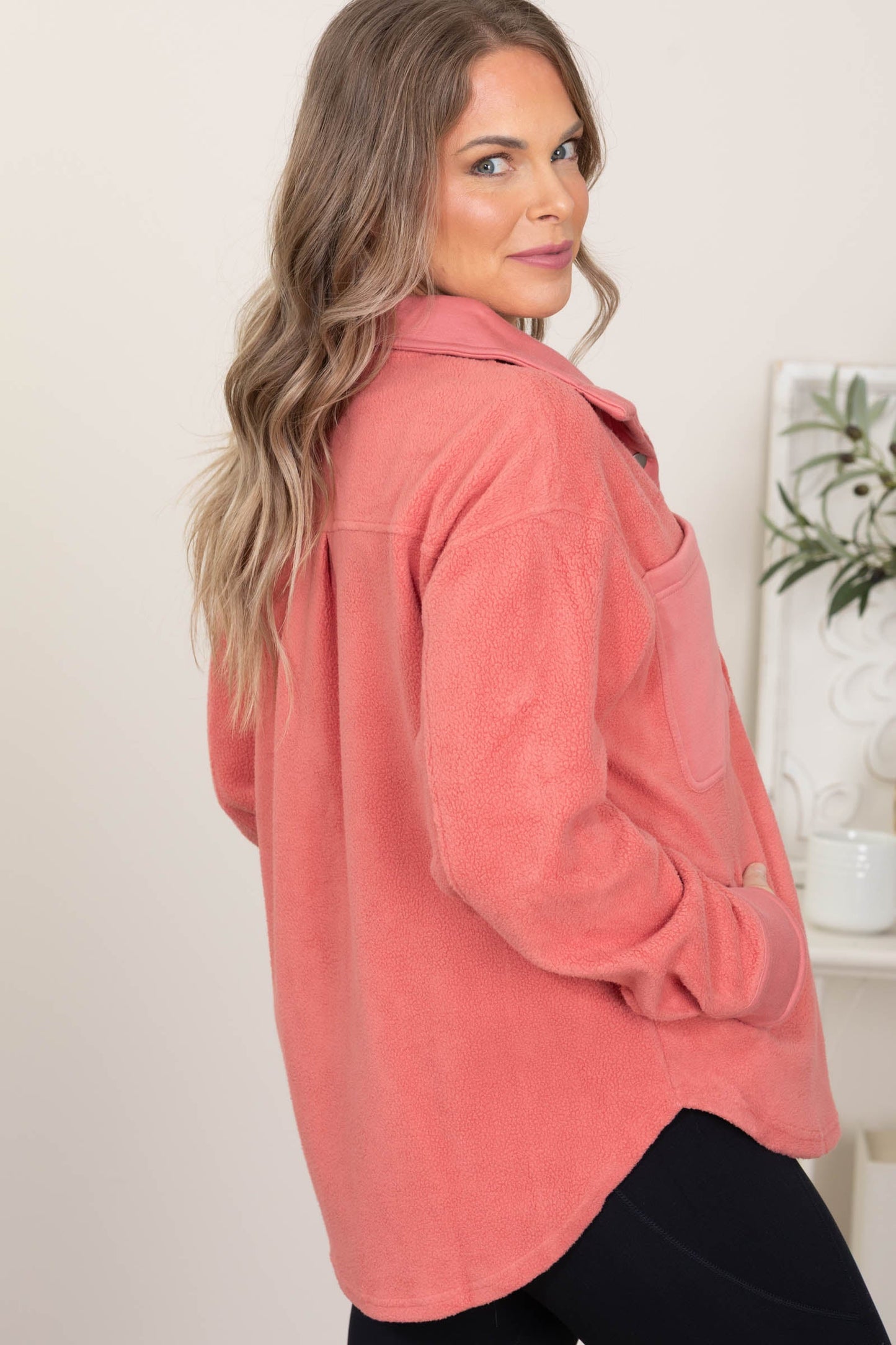 Coral Fleece Shacket