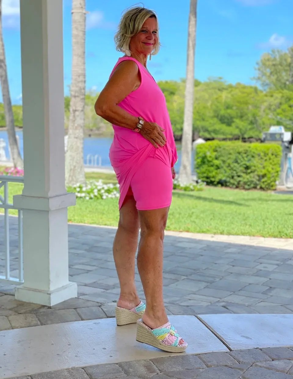 HOT PINK SKORT