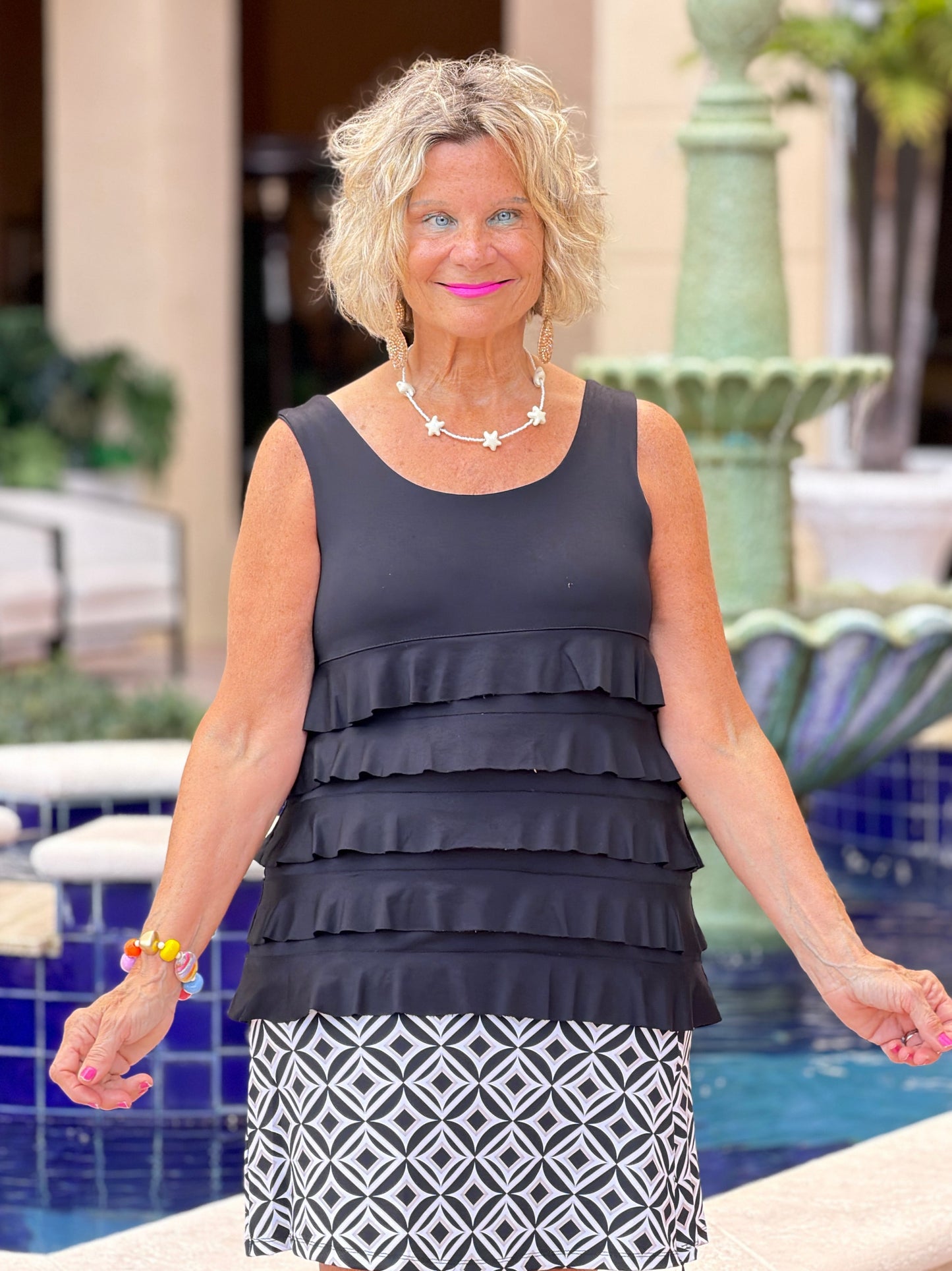 Lullu B Harbor Diamond Skort