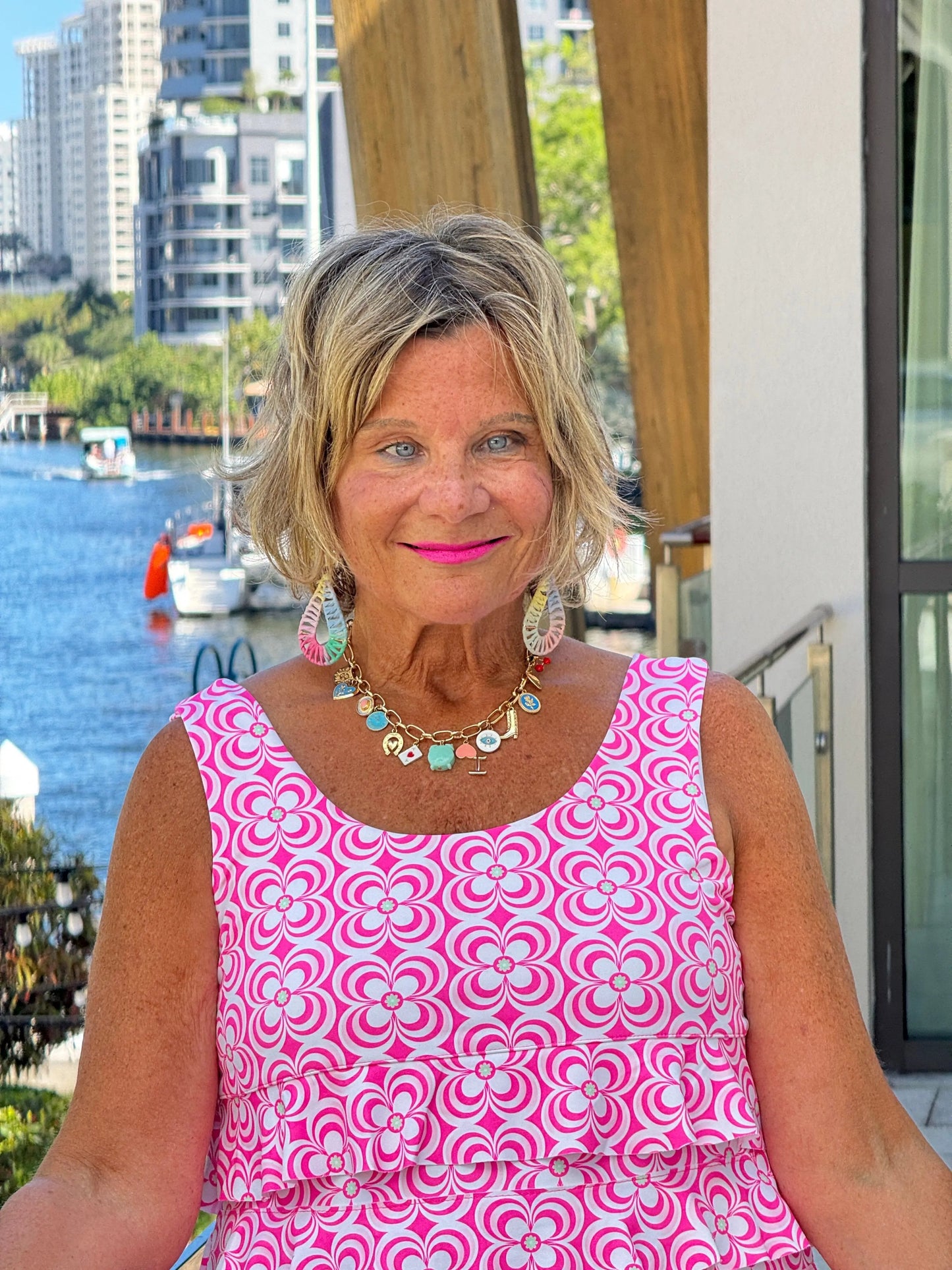 LULU B TROPIC PETALS CHA CHA TANK