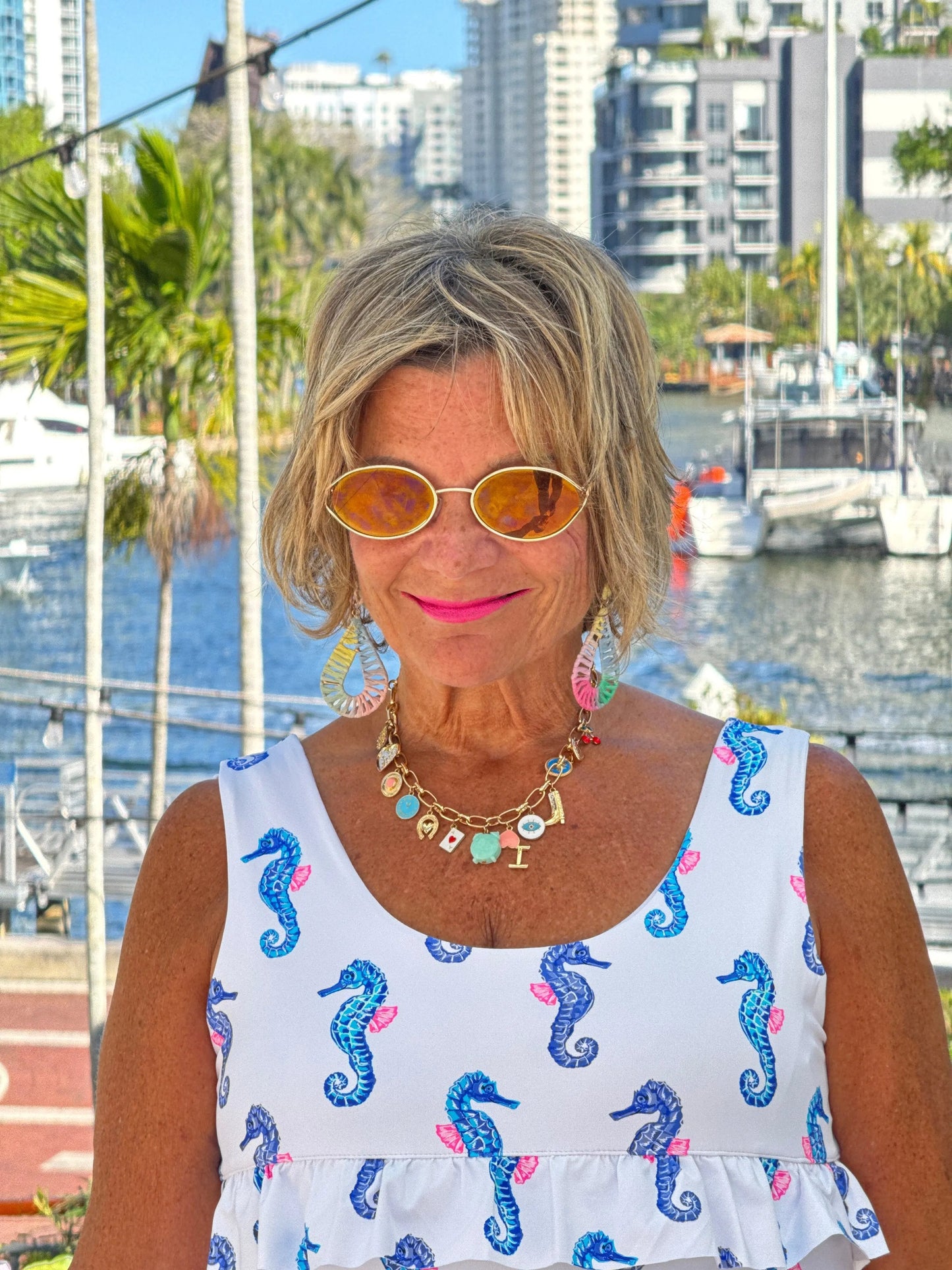 LULU B SHORELINE CHARM CHA CHA DRESS