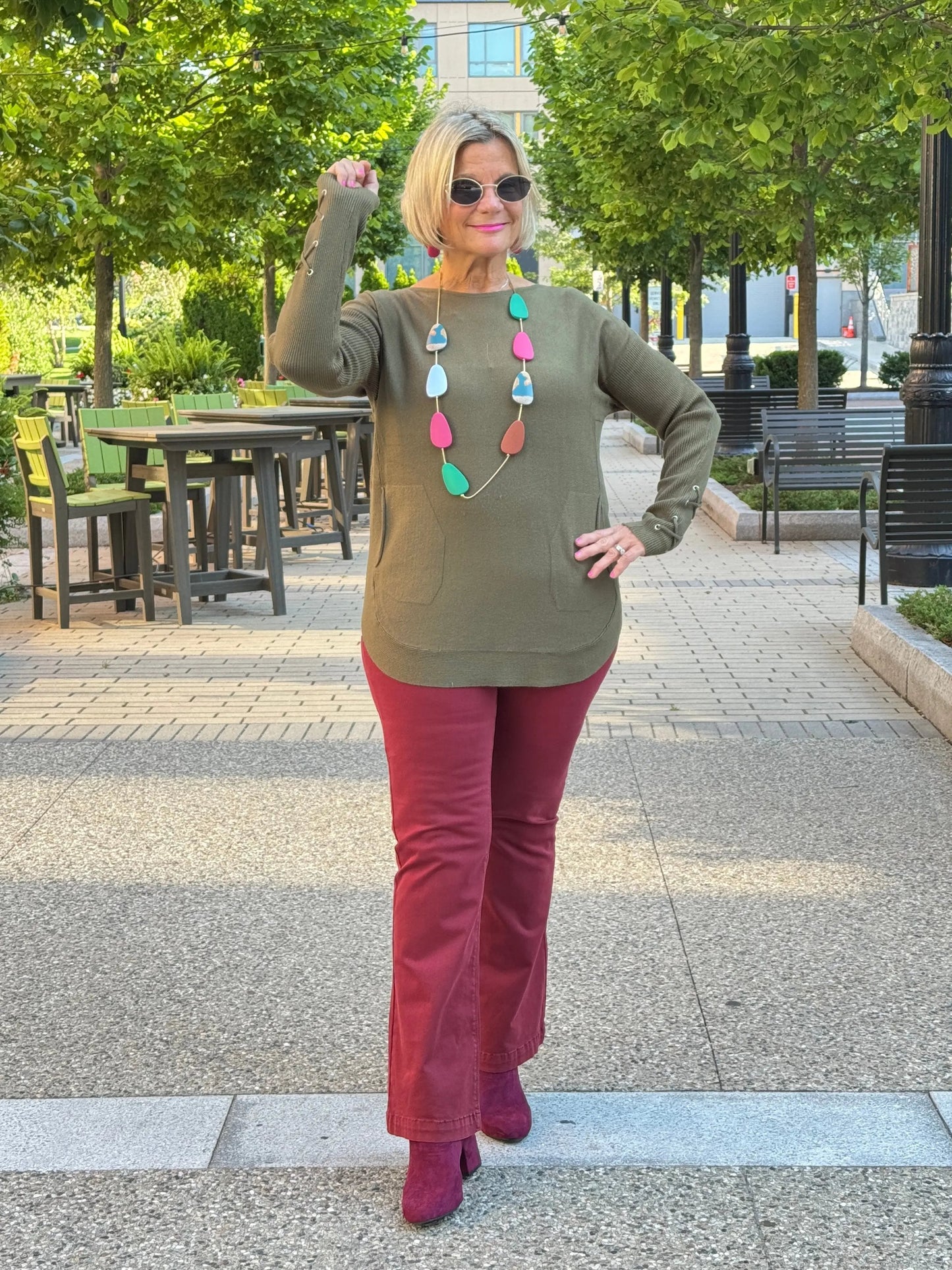 Ethyl Soft Pocket Sweater - Foster