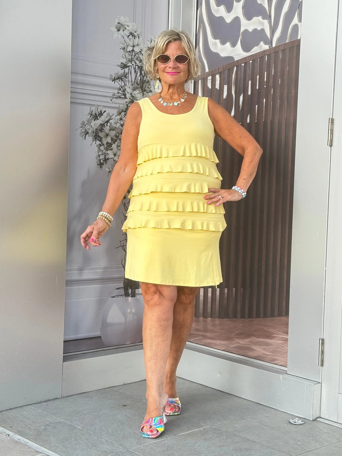 LULU B YELLOW SKORT