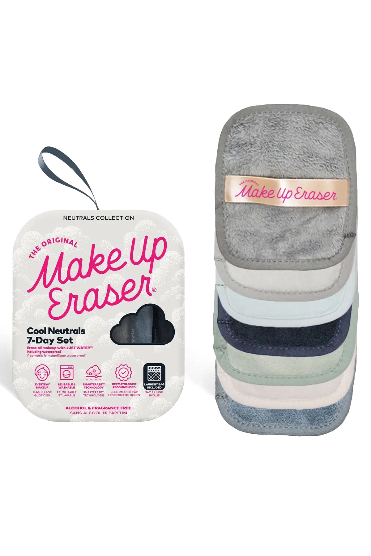 Cool Neutral Makeup Eraser 7-Day Set