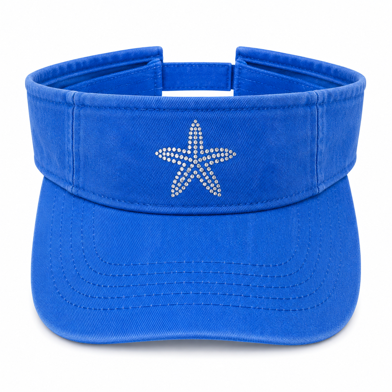 BLUE BLING STARFISH VISOR