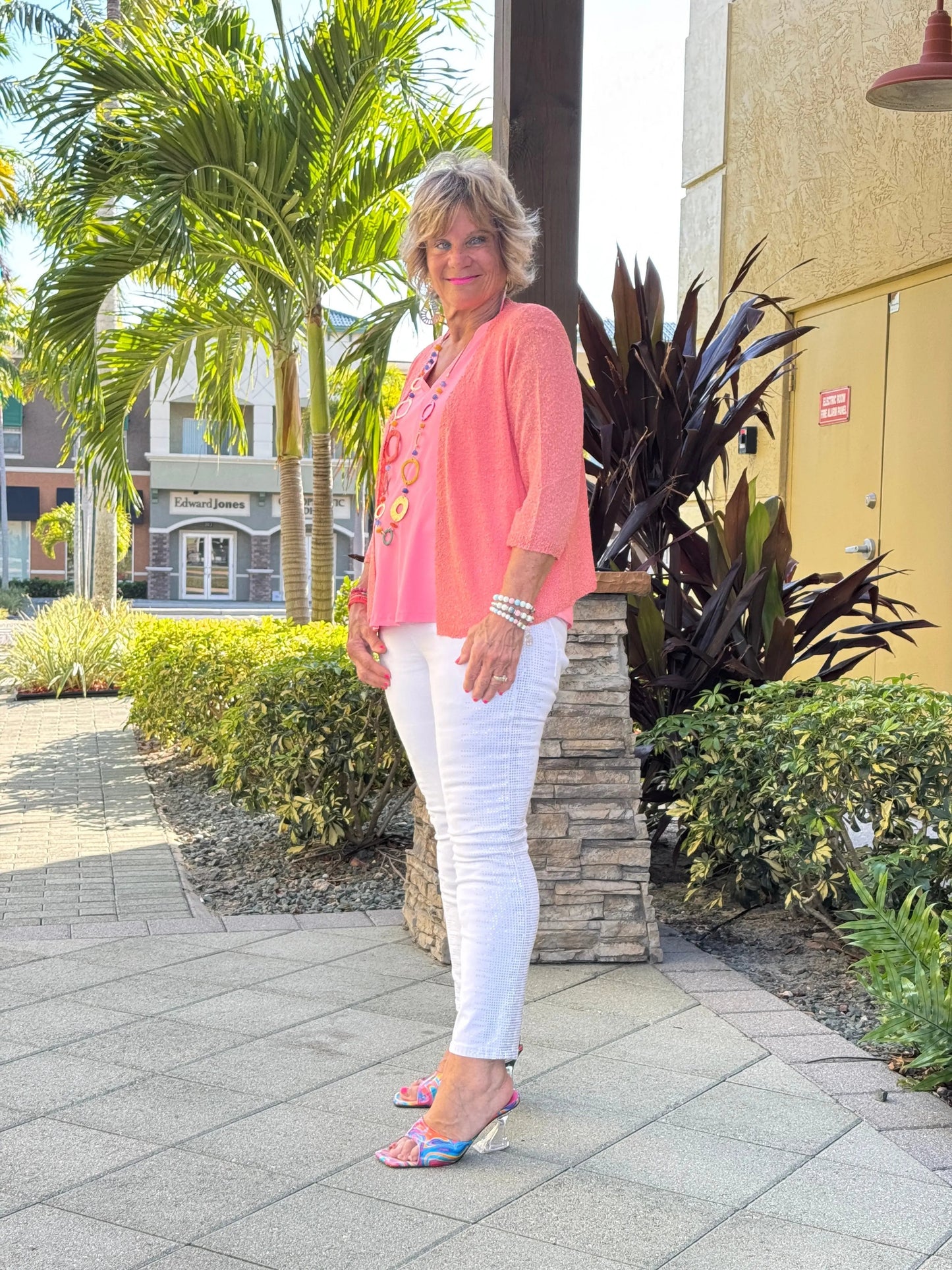 LULU-B SALMON MESH WRAP