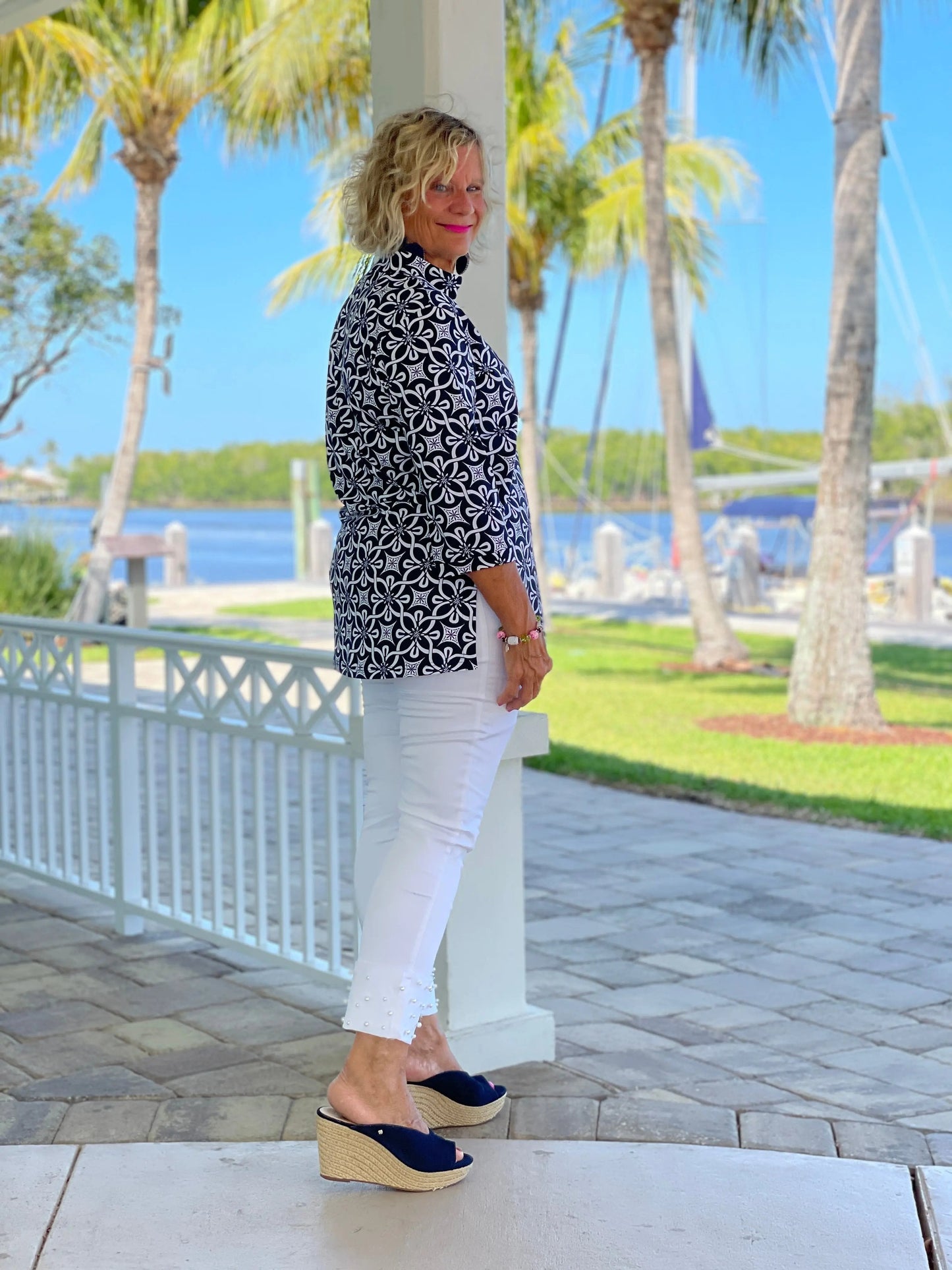 BRIGHTEN BLUE TUNIC