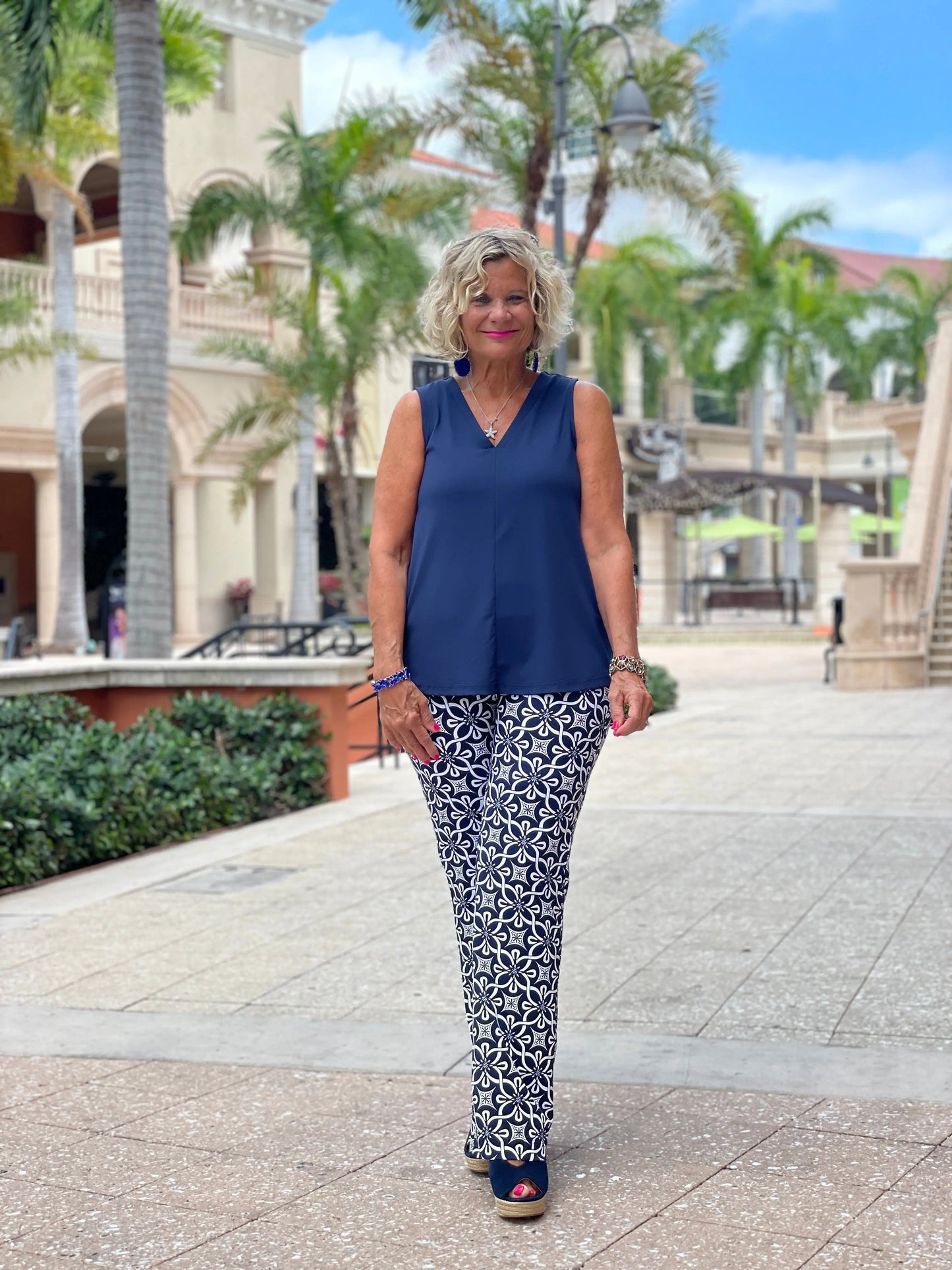 BRIGHTEN BLUE PALAZZO PANT
