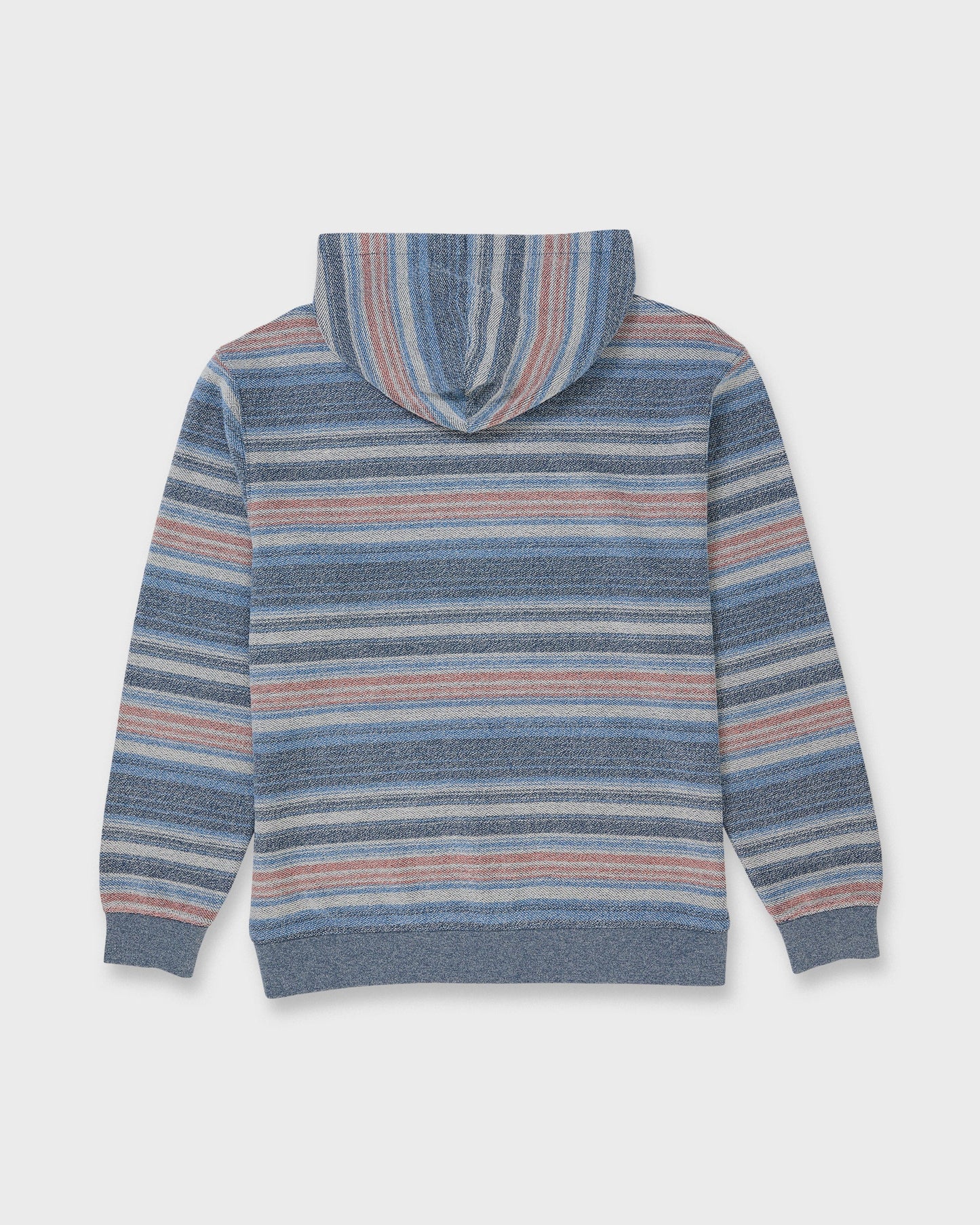 Great Otway Yarn-Dyed Stripe Pullover Hoodie - Dark Denim