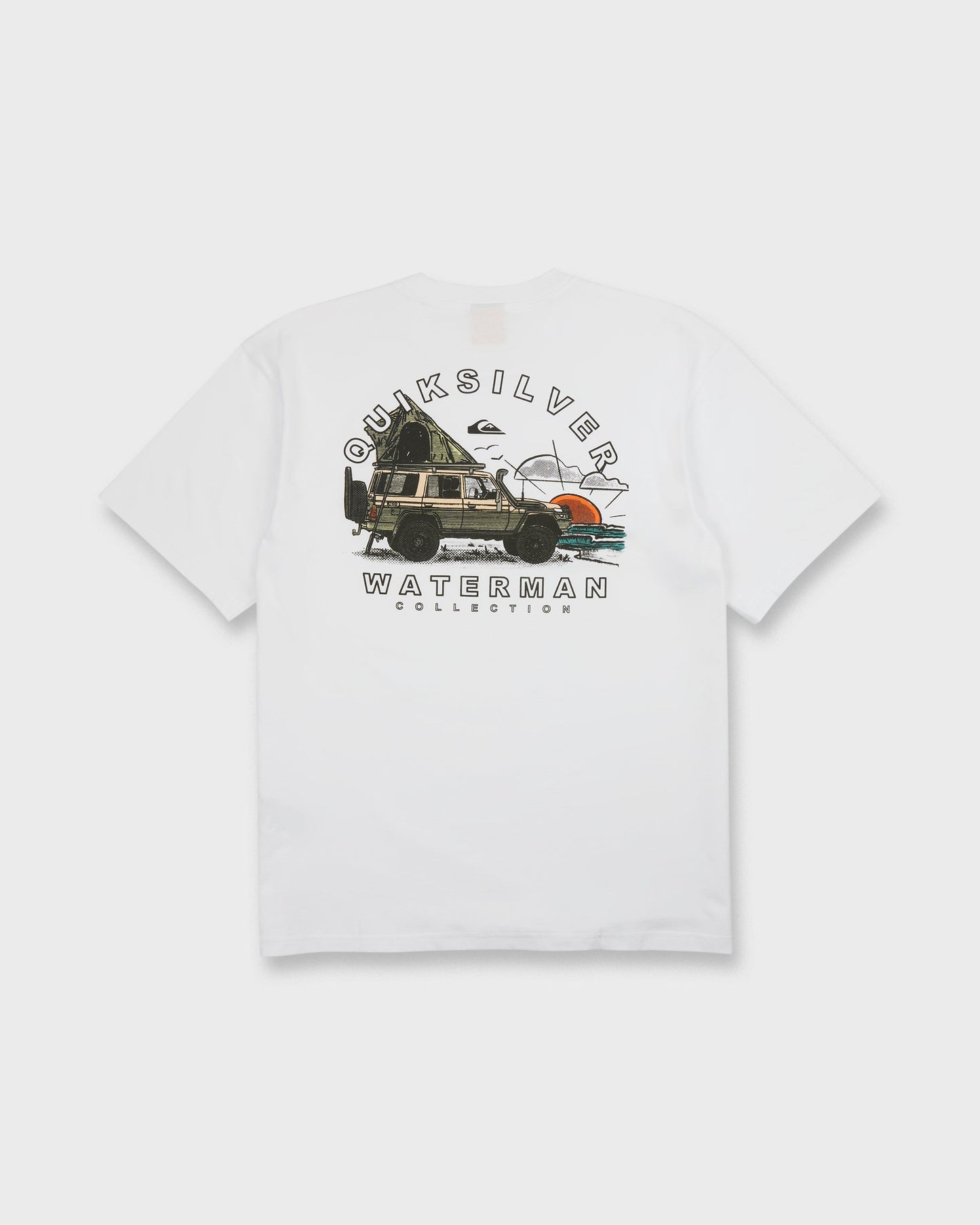 Waterman Traveler Classic Short Sleeve Cotton T-Shirt - White