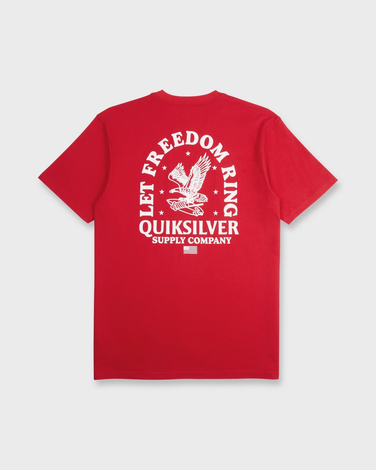 Freedom Ring Short Sleeve Cotton T-Shirt - Salsa
