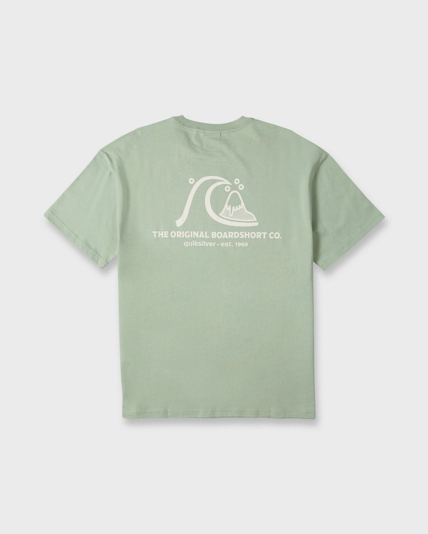 OG Surf Company ORG Short Sleeve Cotton T-Shirt - Iceberg Green