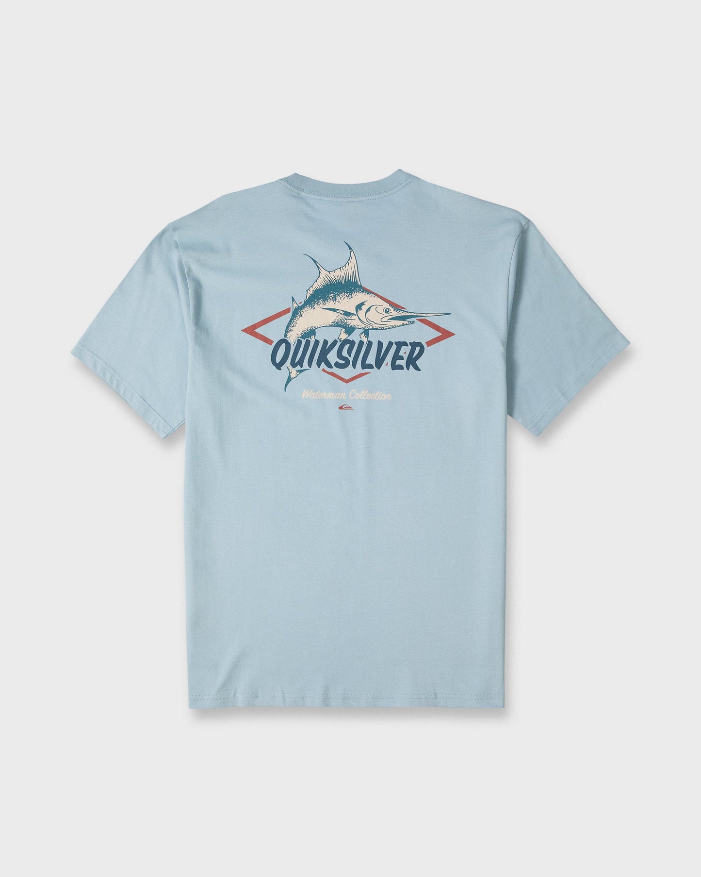 Waterman Air Show Classic Short Sleeve Knit T-Shirt - Dusty Blue