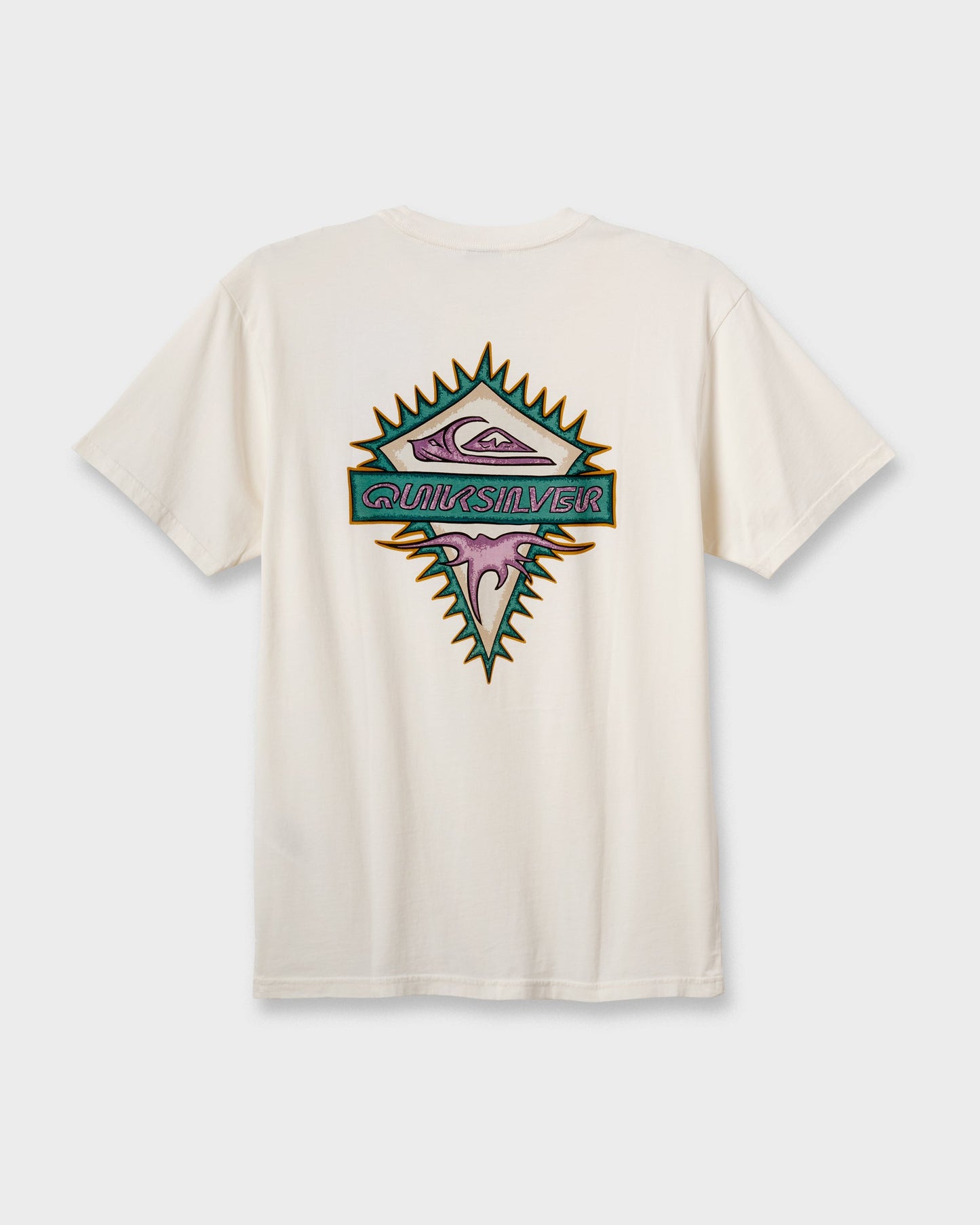 Liberty Spikes Pigment Dye T-Shirt - Snow White