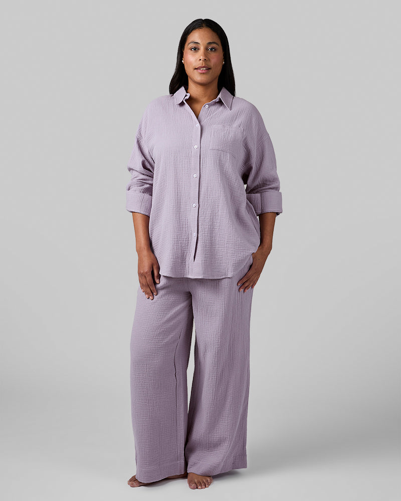 WOMEN'S SOFT GAUZE ANKLE PANT