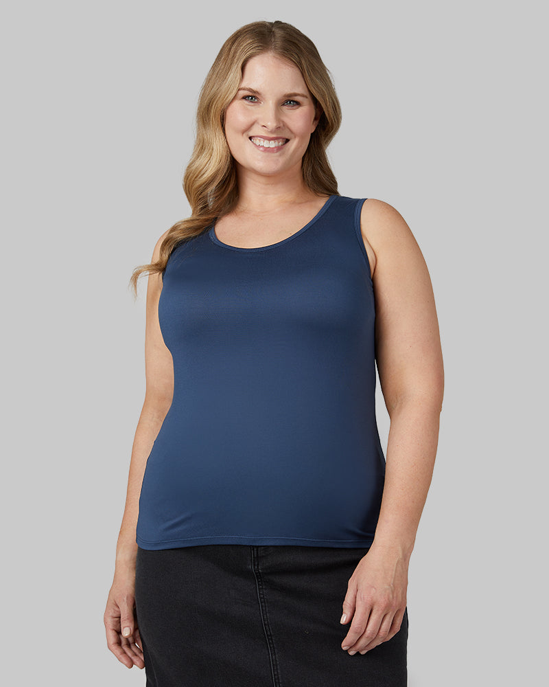 WOMEN'S COOL FITTED BRA TANK
