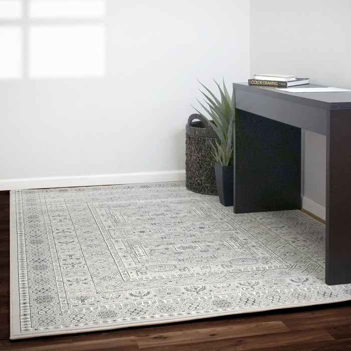 Dynamic Rugs Area Rugs Ancient Garden Grey Area Rugs Geometric 57147-9696 Poly 8 Sizes Belgium