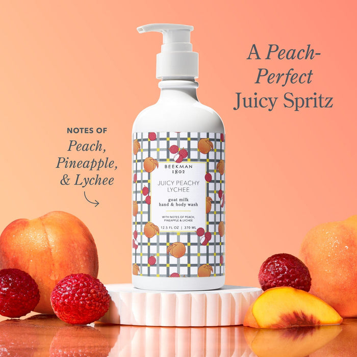 Beekman 1802 Juicy Peachy Lychee Hand & Body Wash Beekman 1802 Juicy Peachy Lychee Hand & Body Wash Bath and Body