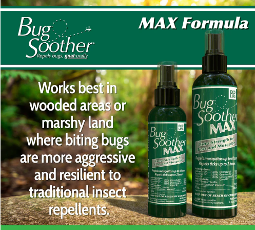 Bug Soother 4oz MAX Extra Strength Mosquito Repellent Spray