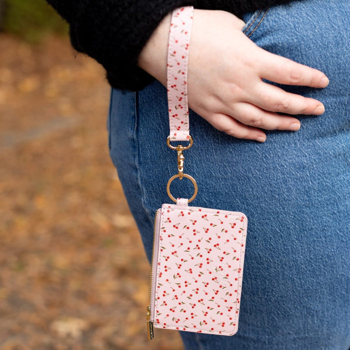 Elyse Breanne ID Holder Wallet - Painted Cherries Elyse Breanne ID Holder Wallet - Painted Cherries Bags