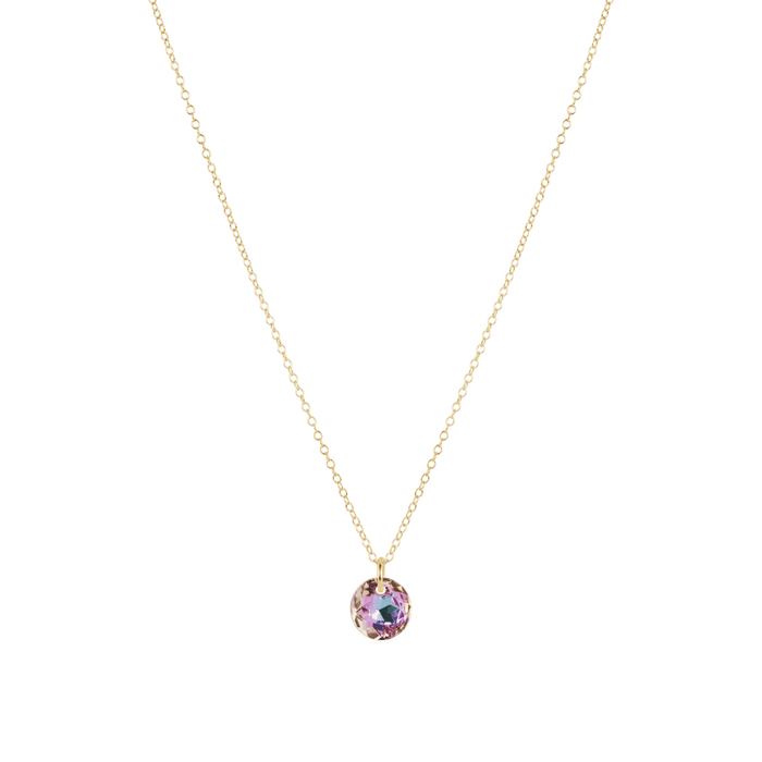 Enewton Reflections Pink Amethyst Crystal Birthstone Necklace – 14kt Gold-Filled Enewton Reflections Pink Amethyst Crystal Birthstone Necklace – 14kt Gold-Filled Necklaces