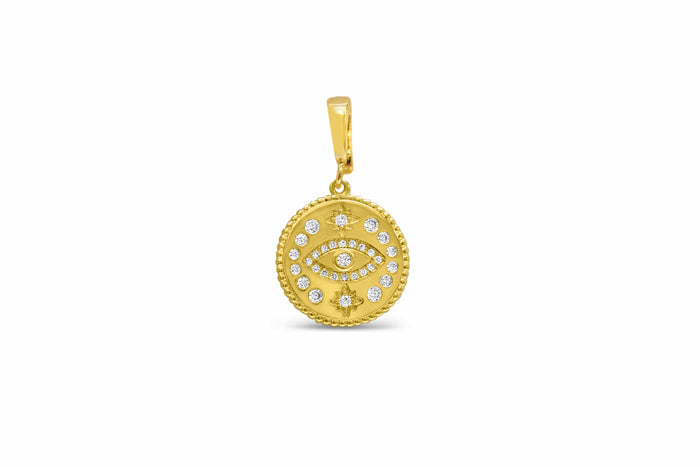 Evil Eye Disc Clip-on Charm Evil Eye Disc Clip-on Charm Charms