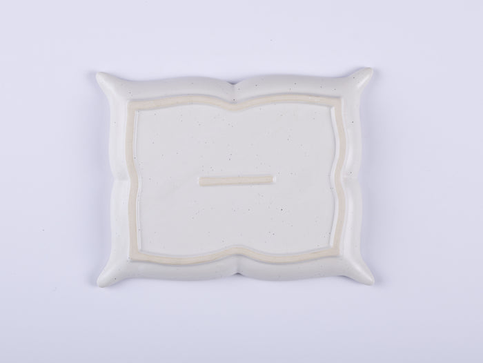 Handmade Decorative Ceramic Platter For Serving & Decor - CHARM-SQR