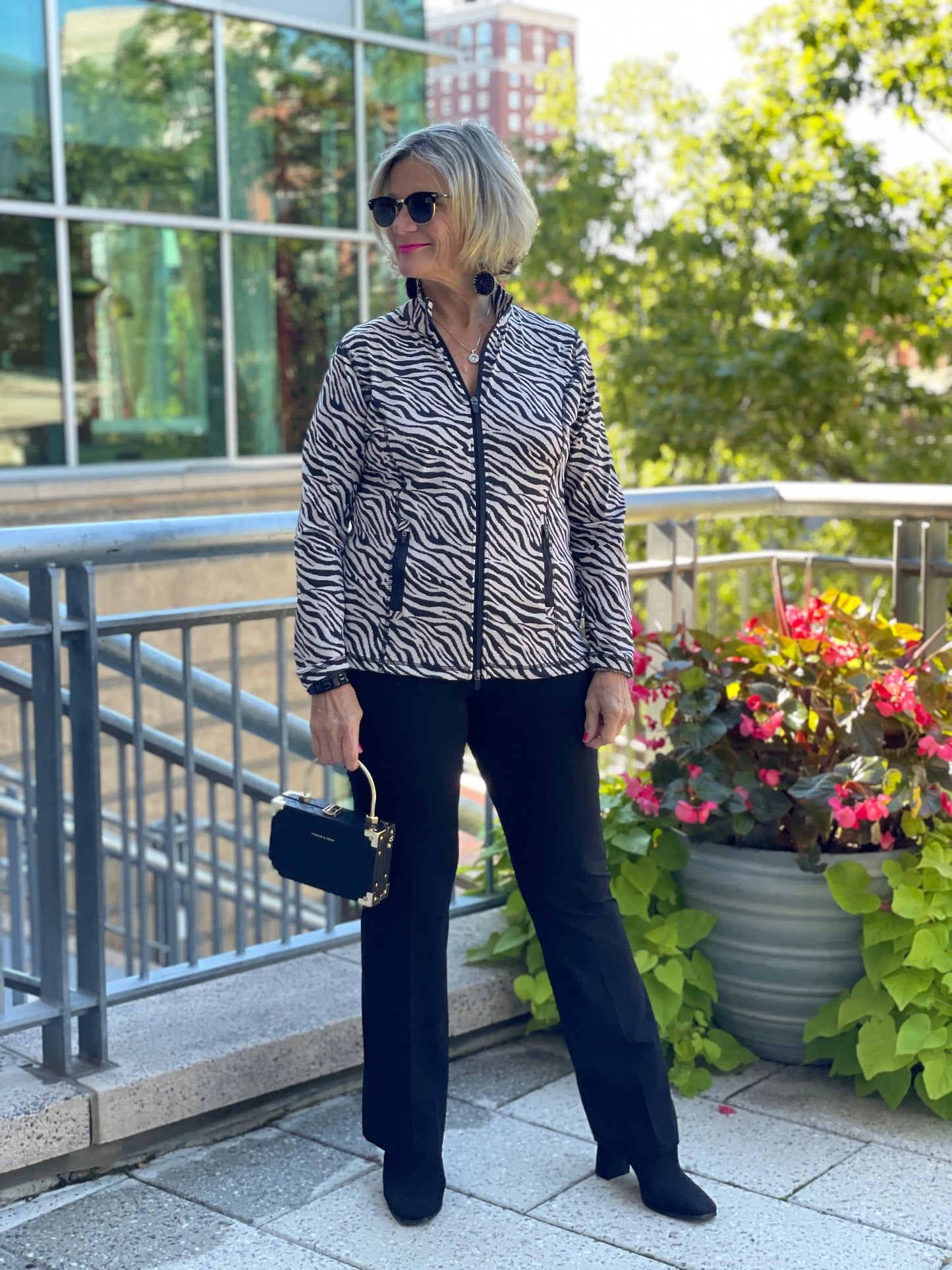 ATLANTA NIGHTS ZIPPER JACKET