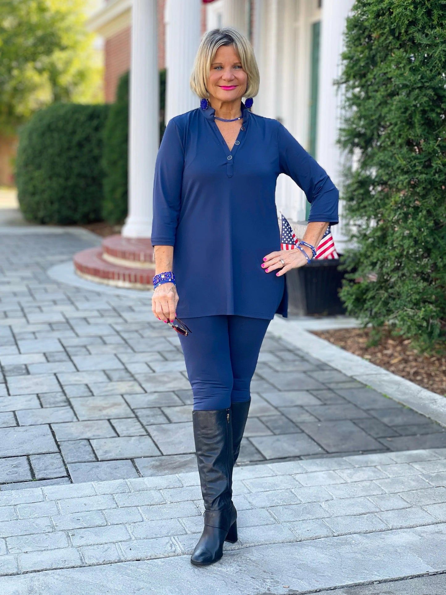 LULU-B NAVY TUNIC
