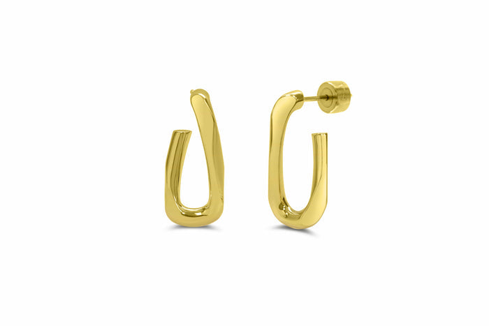 Isla Twisted Link Gold Earring Isla Twisted Link Gold Earring Earrings