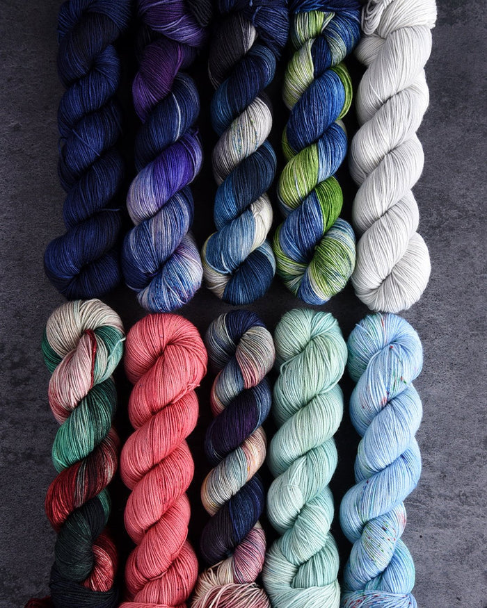Destination Yarn fingering weight yarn Millennium Park - dyed to order