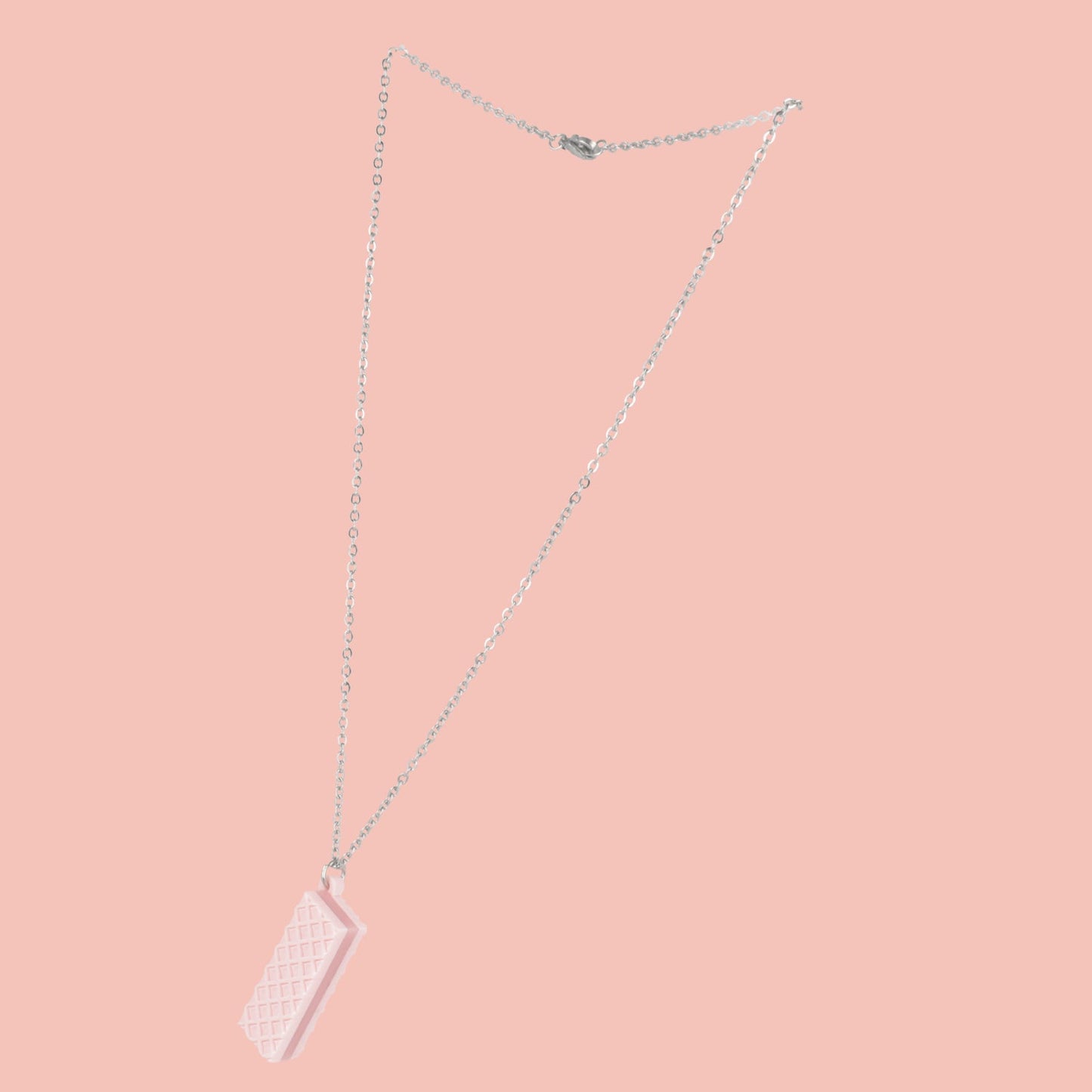 Pink Wafer Necklace
