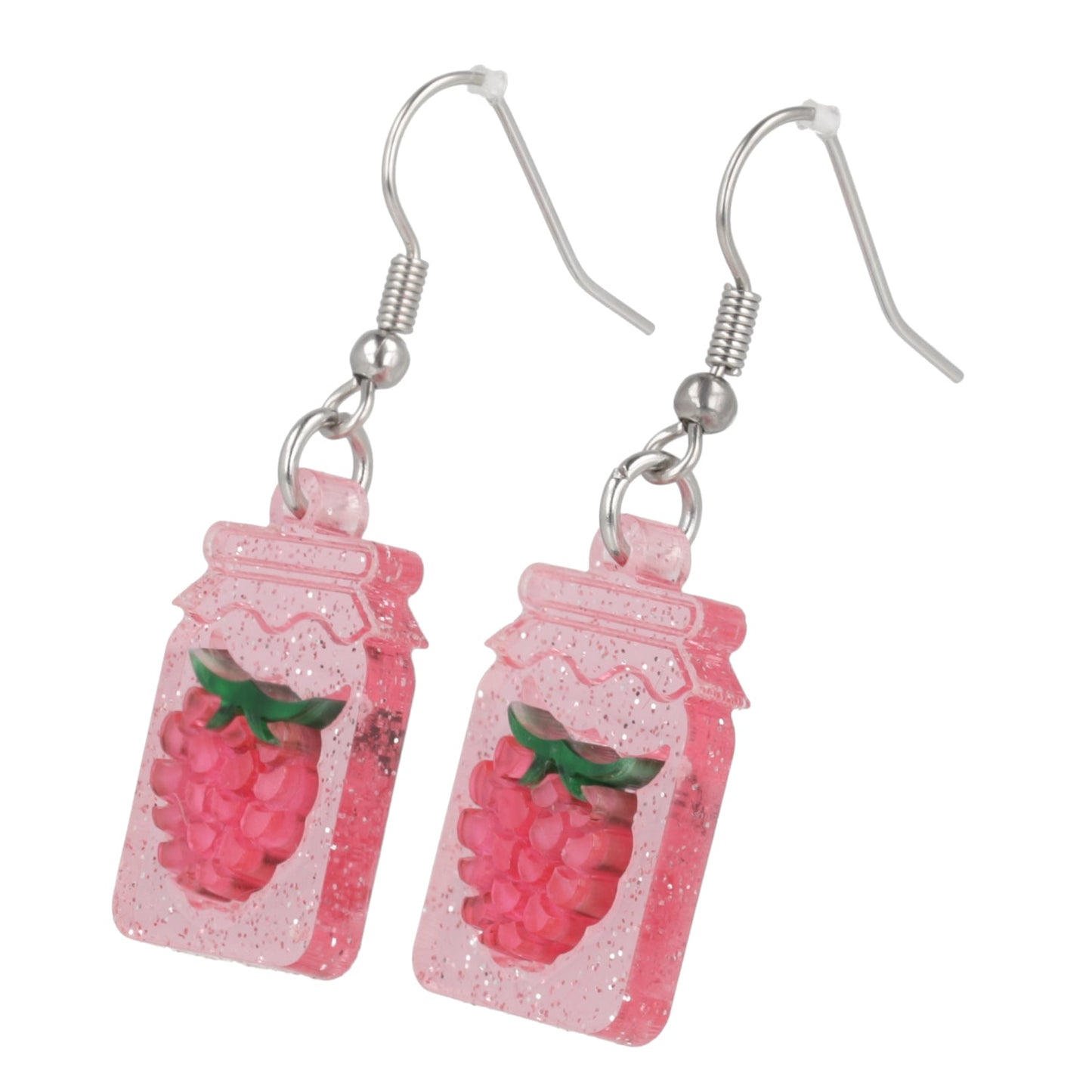 Pump Up The Jam Earrings - Raspberry