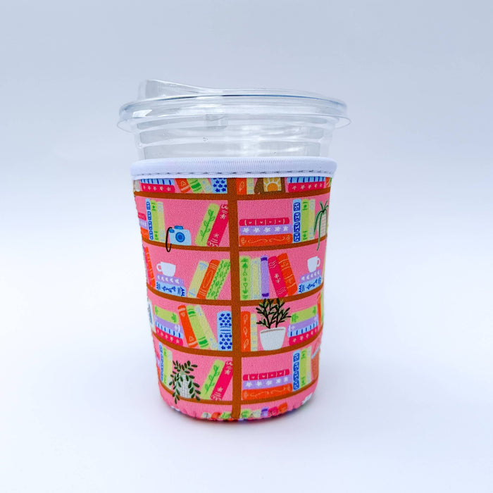 Summer Bookshelf Iced Coffee Sleeve Summer Bookshelf Iced Coffee Sleeve Home