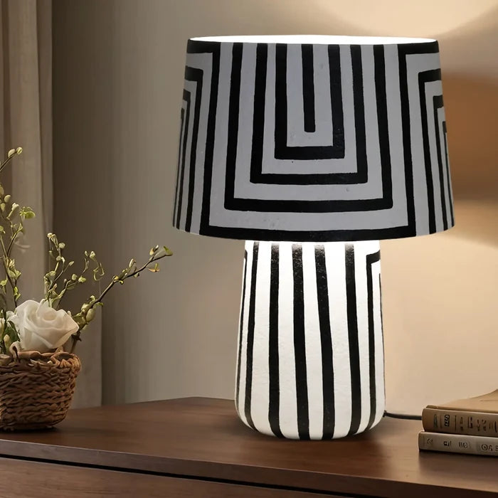 table lamp 12x19 optic strip modern bedside lamp-1