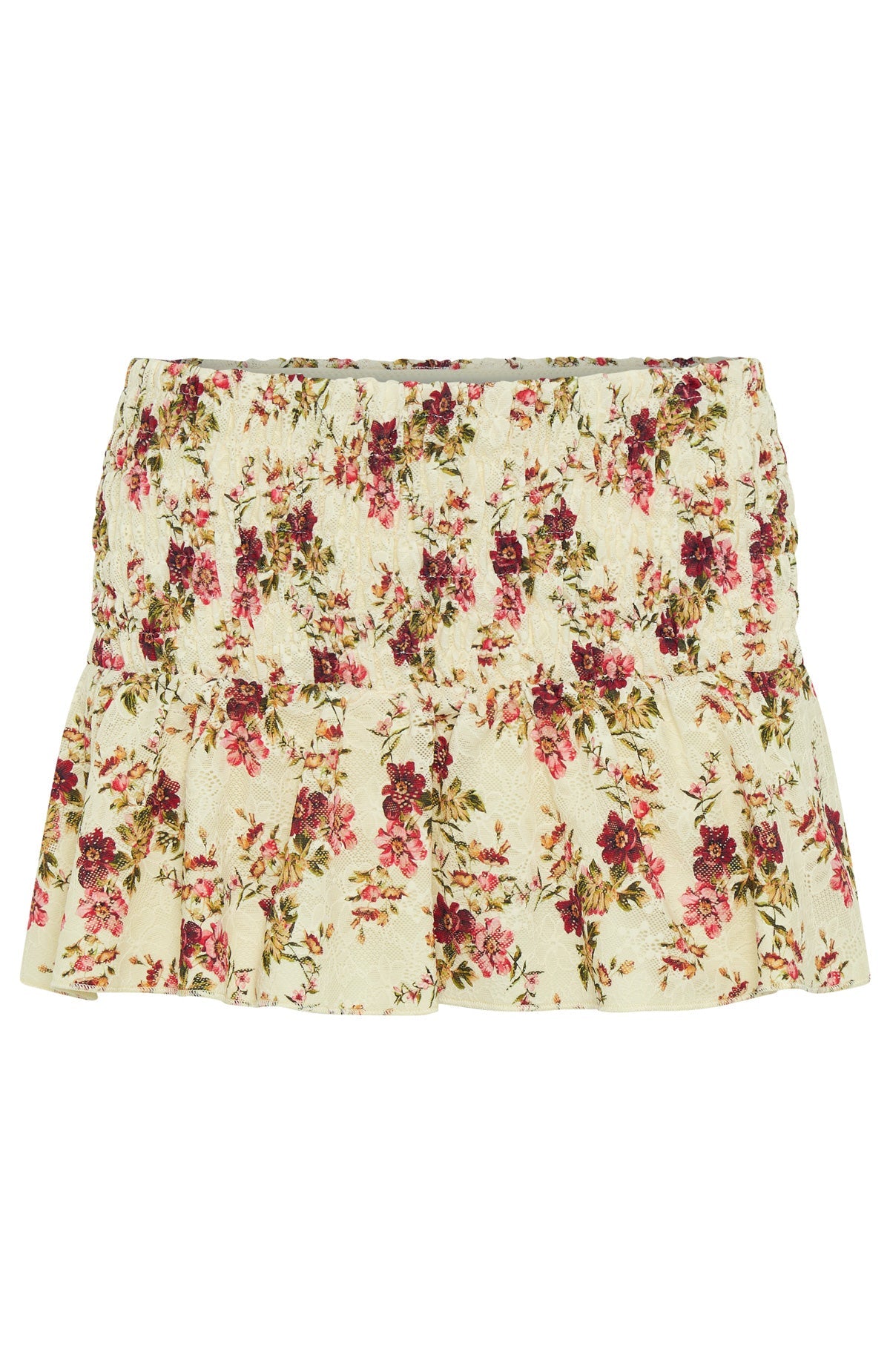 If You Please Lace Mini Skirt Antique Garden