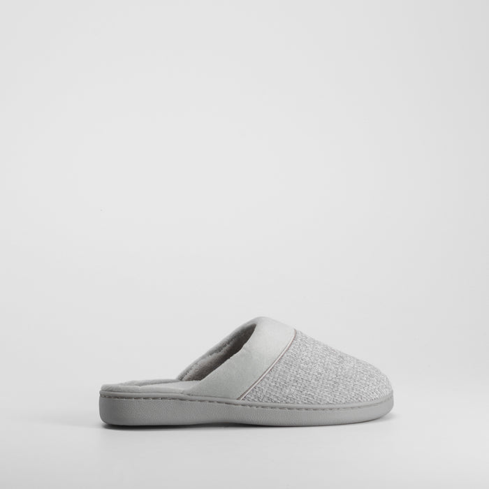 Zapatilla de casa mule gris OLYNE