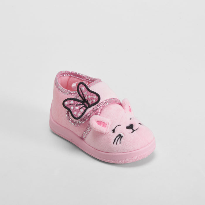 Zapatilla de casa ratón rosa OLYNE