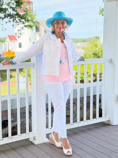 COTTON CANDY COAST LINEN JACKET