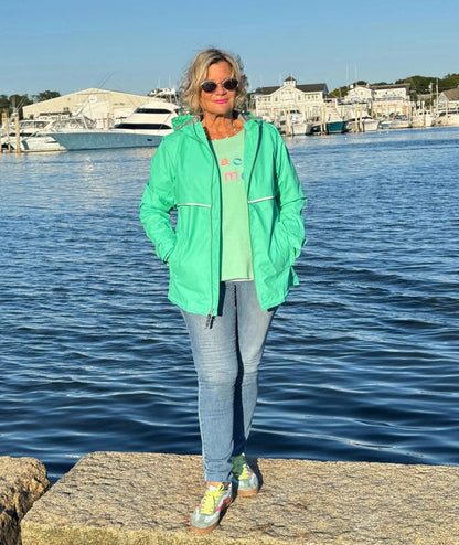 LULU-B MINT BEACH TIME SWEATER