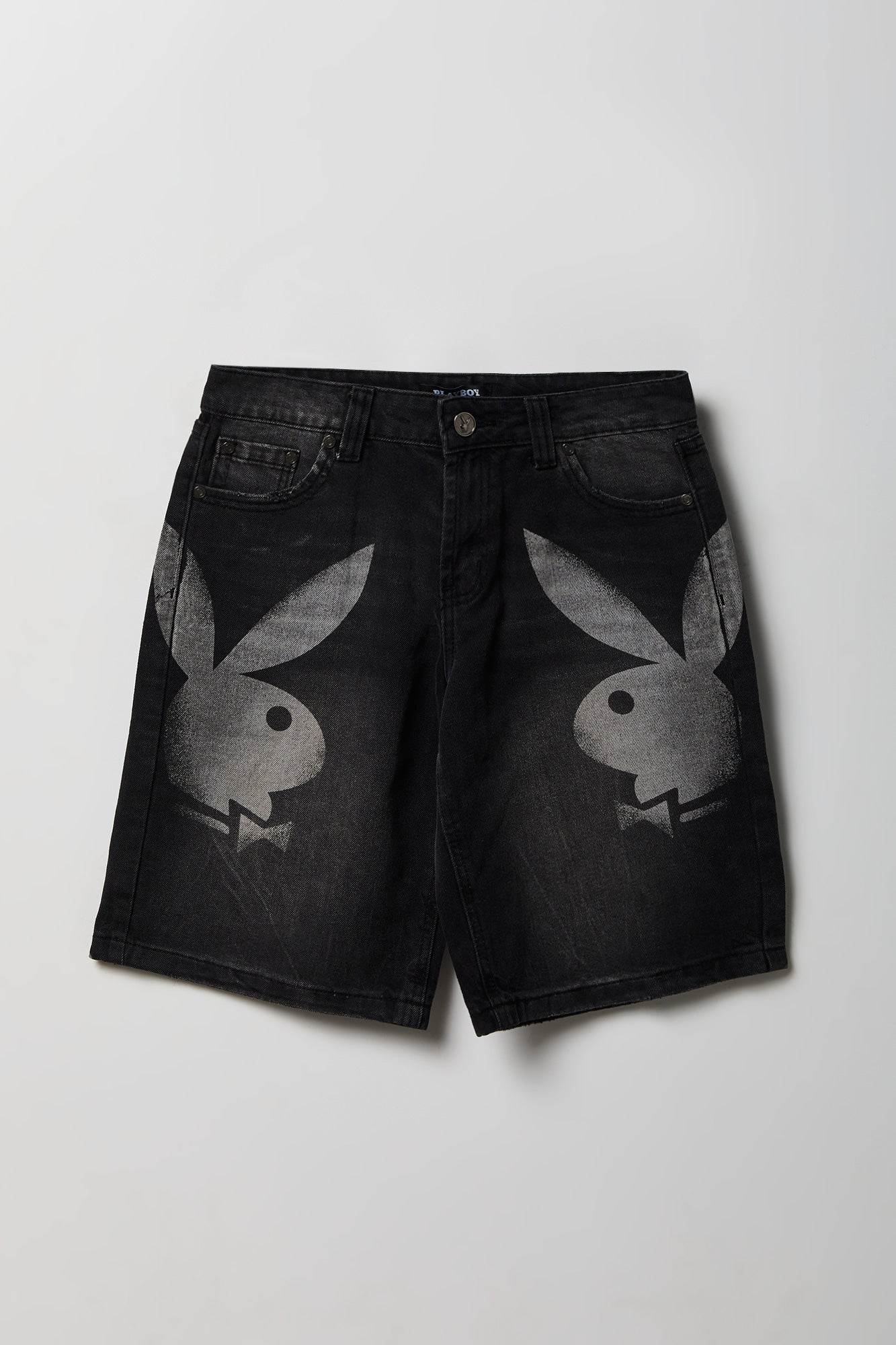 Playboy Print Low Rise Jort