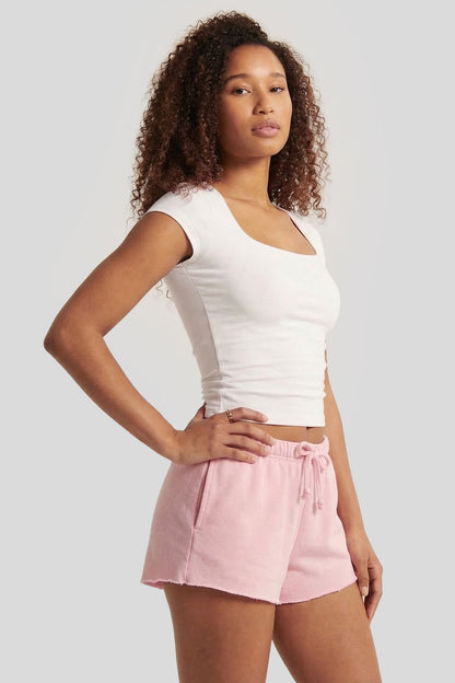Graphic Fleece Micro Shortie