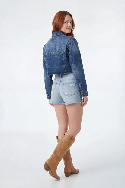 Cropped Denim Jacket