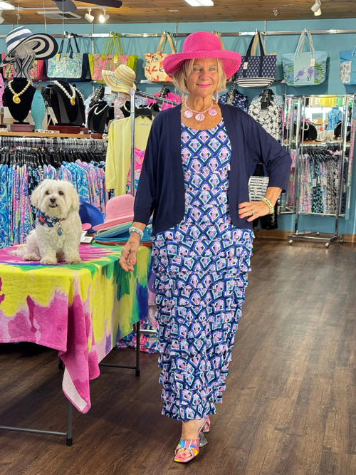 LULU-B PINEAPPLE VACATION  CHA CHA DRESS
