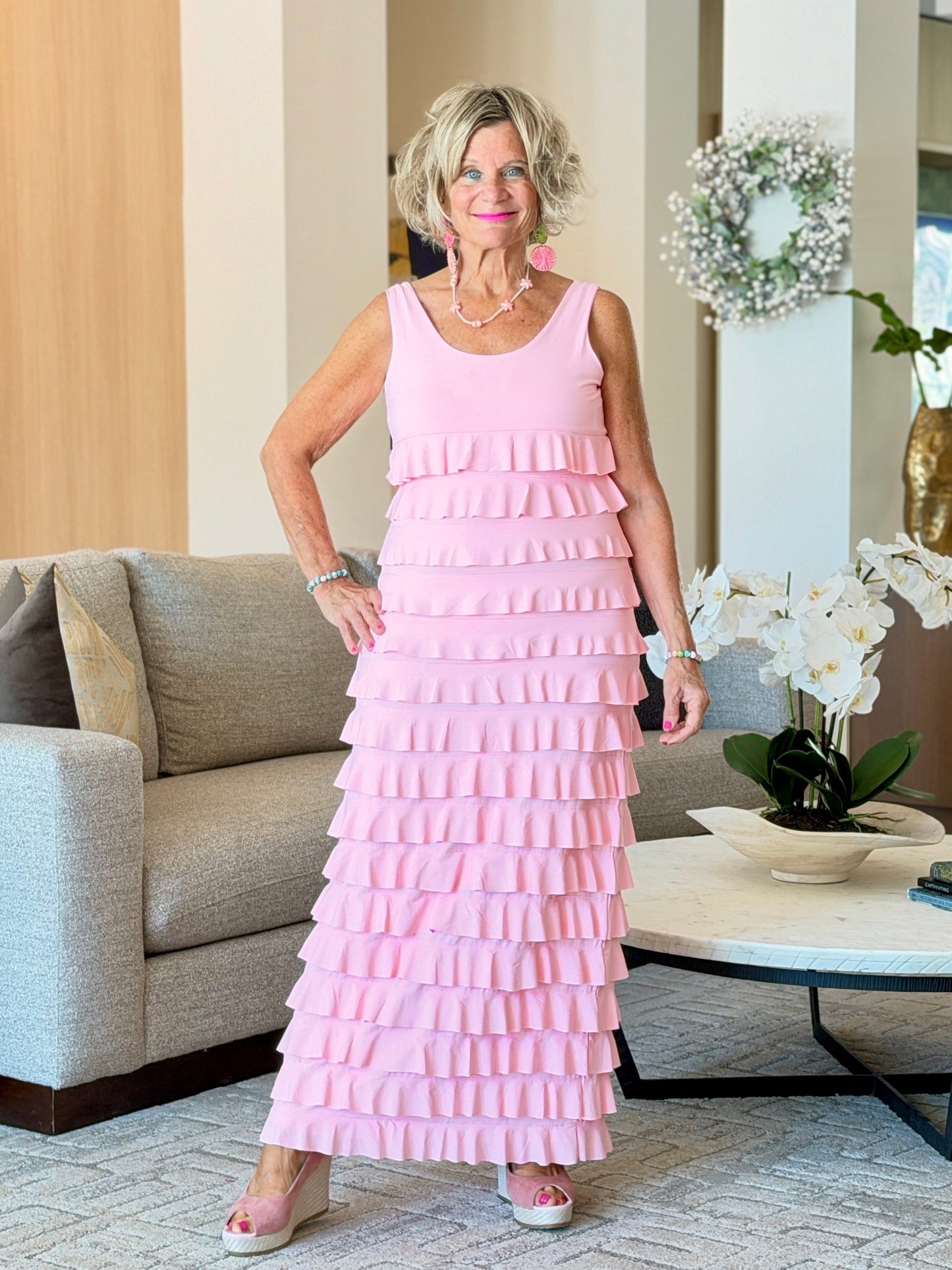 LULU-B SIESTA PINK CHA CJHA MAXI